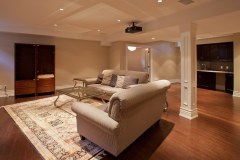 theatre room basement renovation