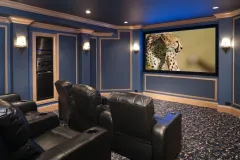 home theatre basement renovation - 1